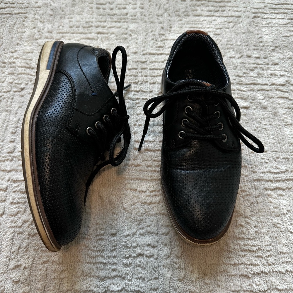 Boys Classic Black Shoes